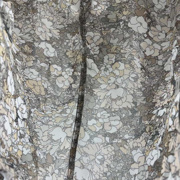 Alice Blue Exclusive Stitch Fix Long Bell Sleeve Floral Blouse Button Small - Picture 6 of 9